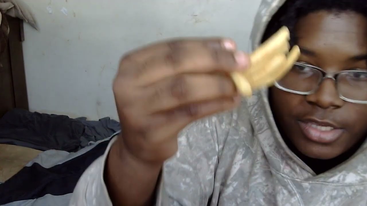 Just chilling eating McDonalds