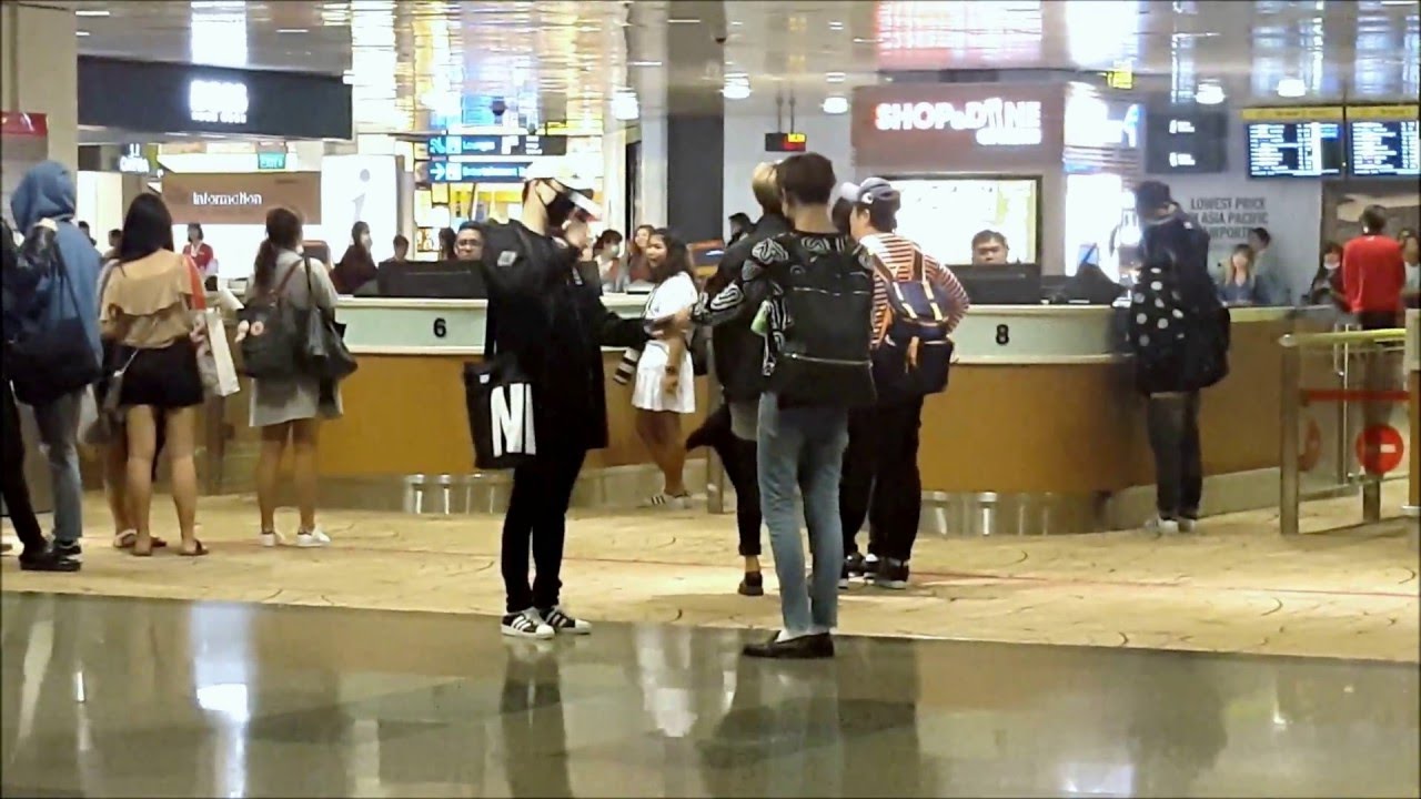 160224 GOT7 @ Singapore Changi Airport (SIN)