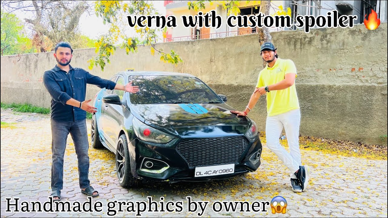 Modified verna with loudest exhaust 🔥||