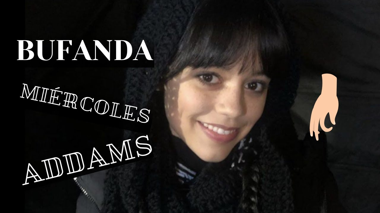 CÓMO HACER LA BUFANDA ORIGINAL DE MIÉRCOLES ADDAMS [CROCHET]