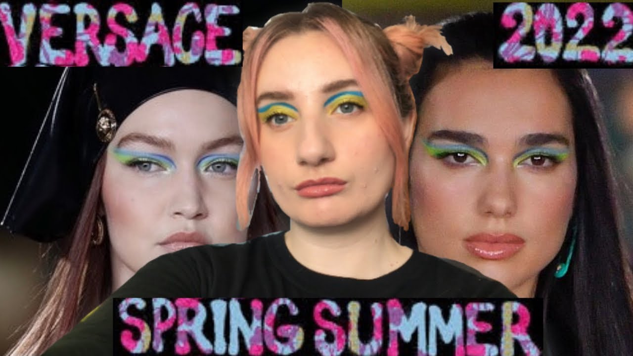 Versace Spring Summer 22 Inspired Make Up Look