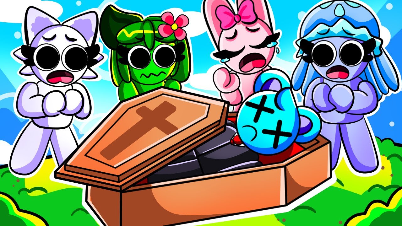 FINGÍ mi MUERTE para MOLESTAR A MIS AMIGOS en ROBLOX! (sprunki)