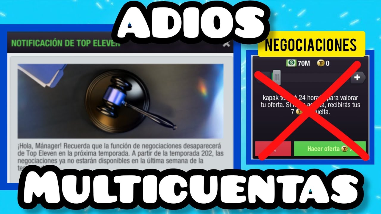 ELIMINAN las NEGOCIACIONES de TOP ELEVEN 2026 / Adi&oacute;s a los veteranos con multis