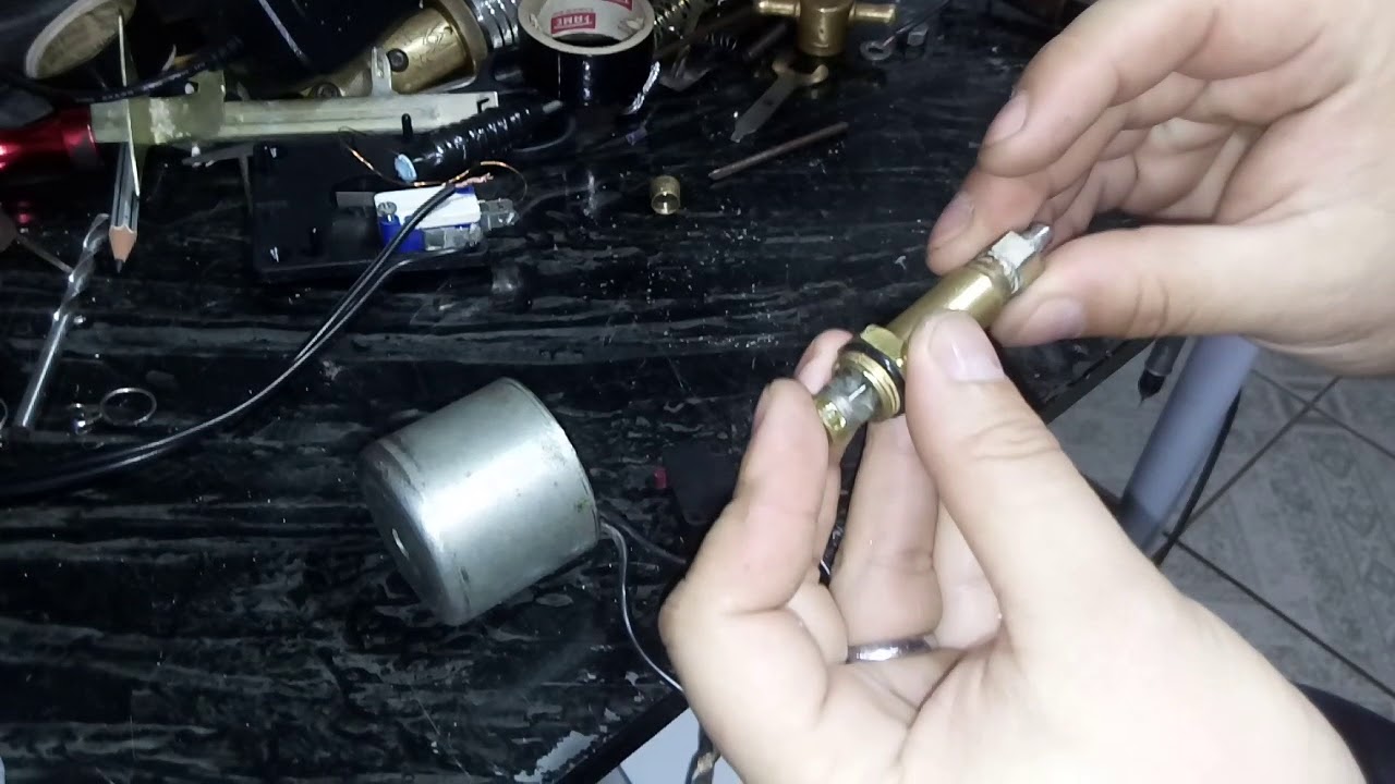 Selenoid engraver tests... Arcade microswitch