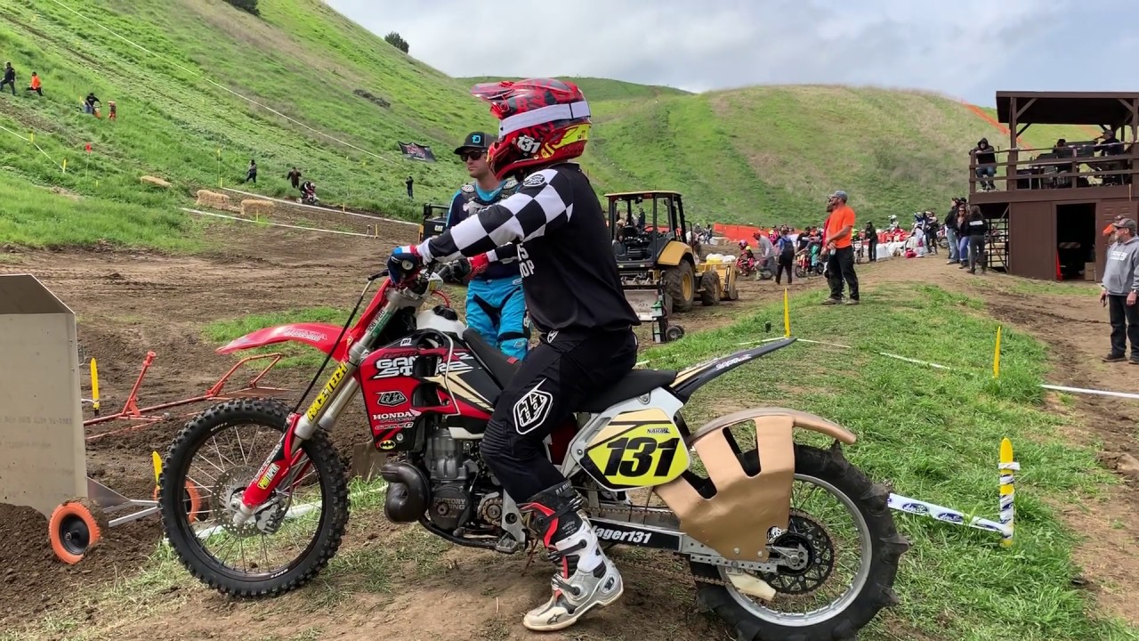 NITRO Honda CR 500 CRASHES on HUGE Hill climb!