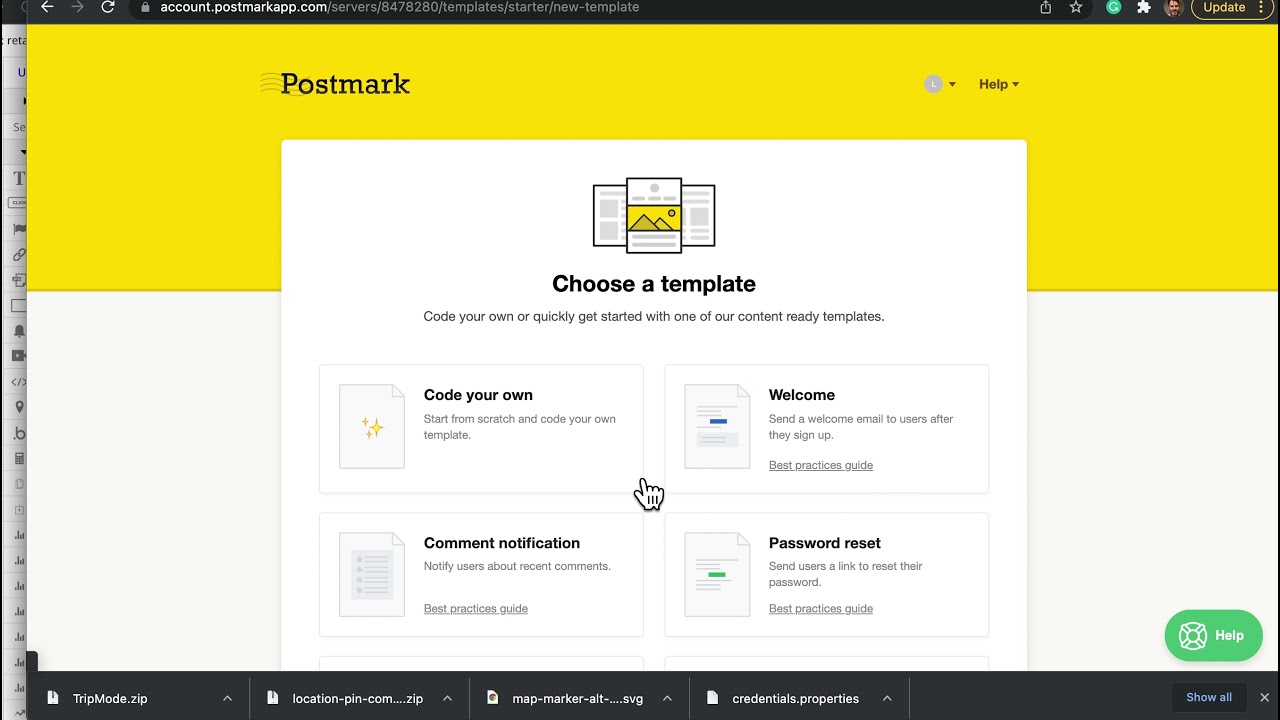 Copying in Postmarks templates so you can get started with some best practice templates