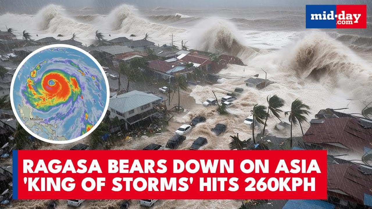 Hong Kong SHUTS DOWN as Super Typhoon Ragasa | 2025’s Strongest Storm Roars Toward Guangdong