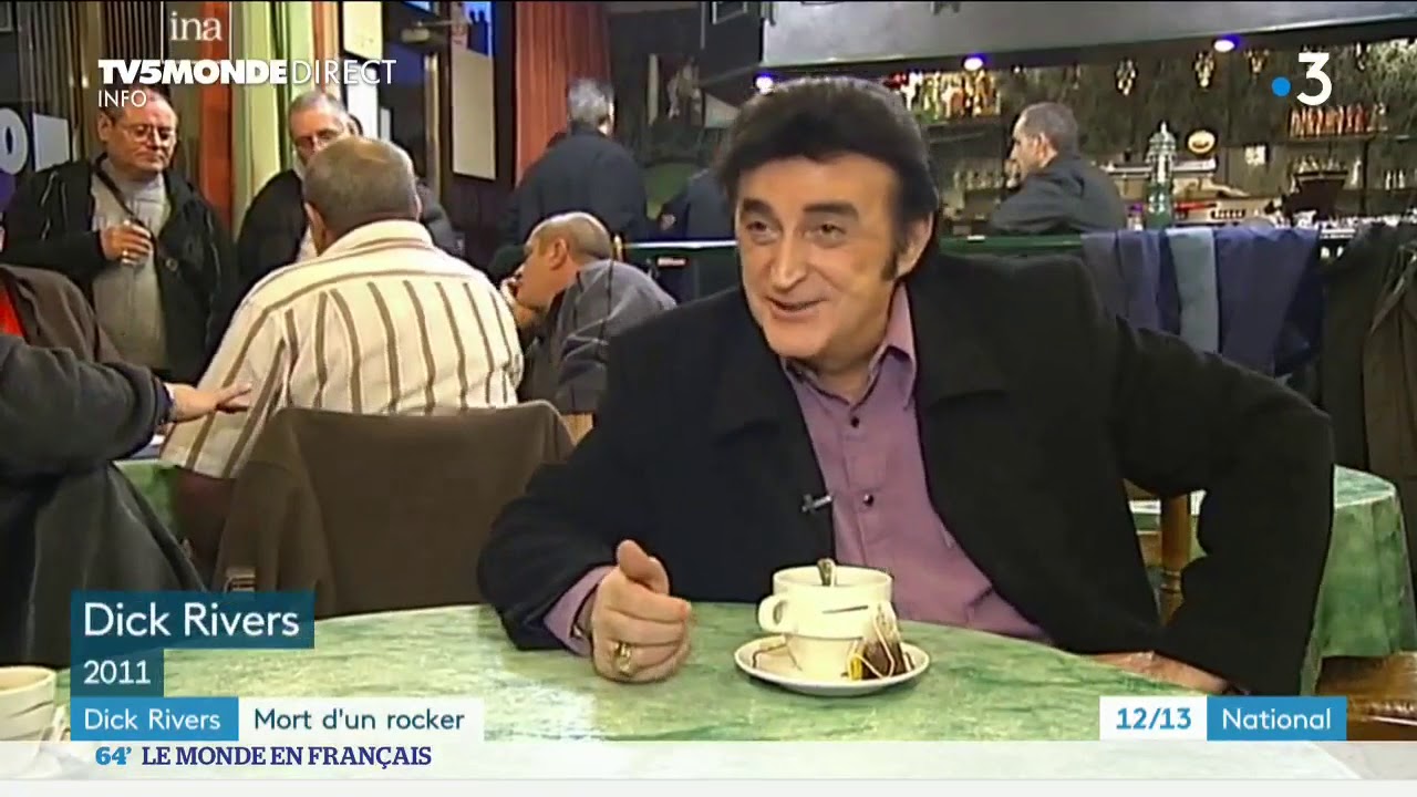 Mort de Dick Rivers : page sp&eacute;ciale sur TV5Monde