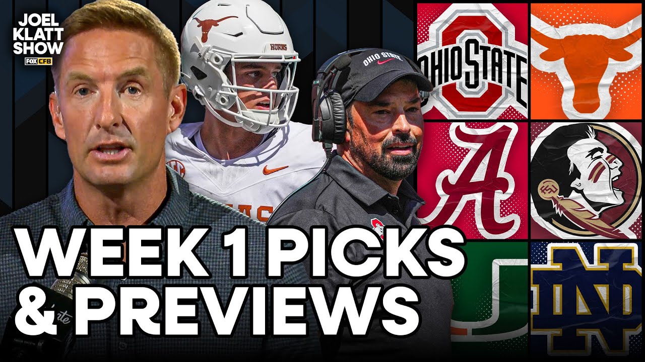 Ohio State-Texas, Clemson-LSU, Notre Dame-Miami & more Week 1 Picks & Previews!