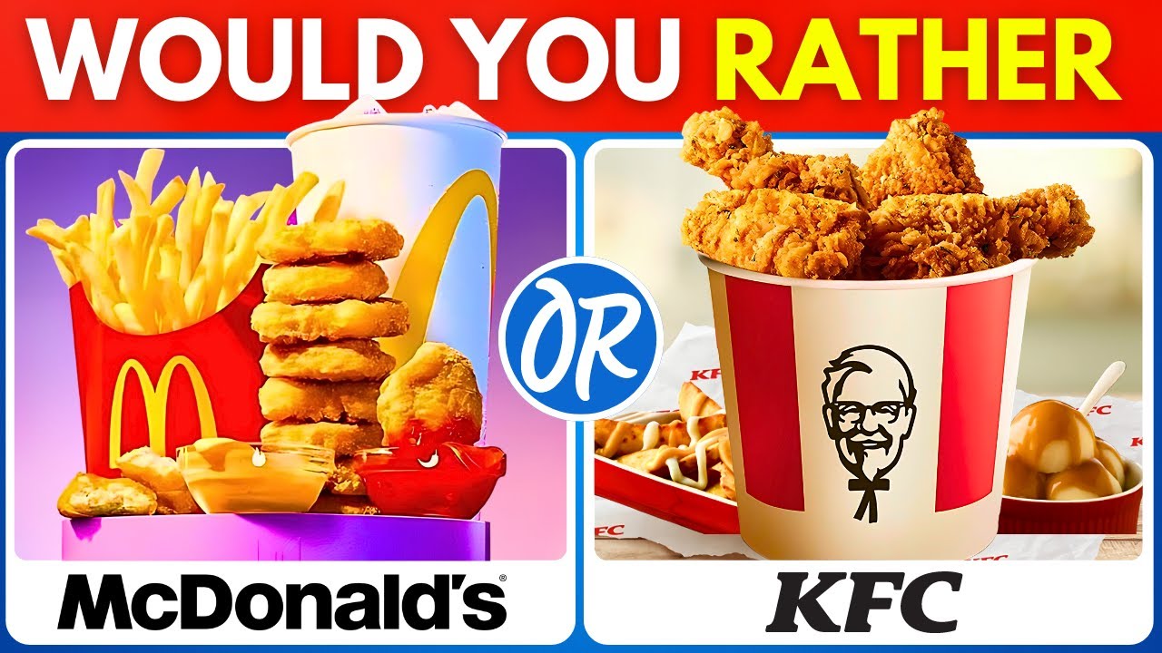 Would You Rather? Fast Food Restaurant Showdown 🍔🍟