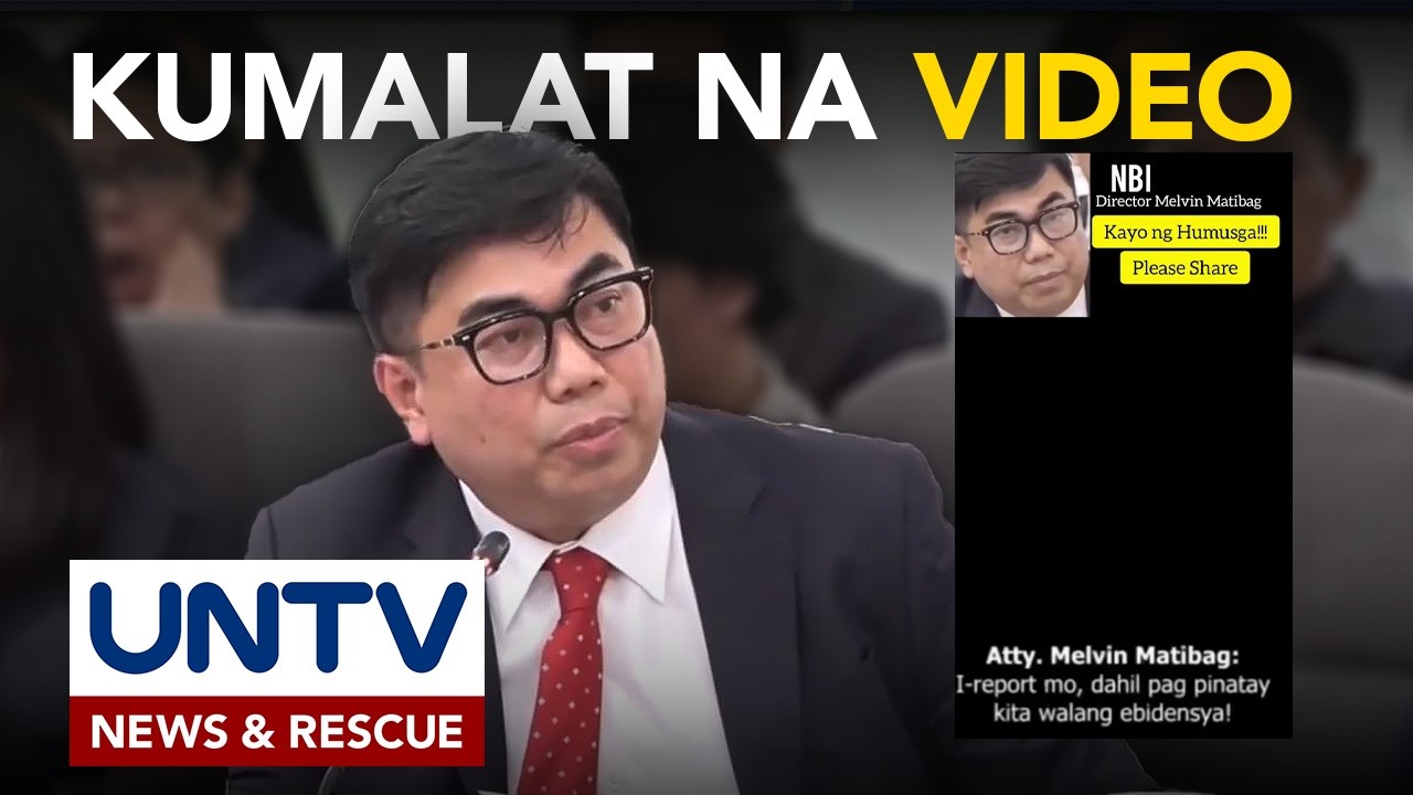 Kumalat na video vs NBI Director Matibag, resulta umano ng kanyang pagdalo sa Kamara
