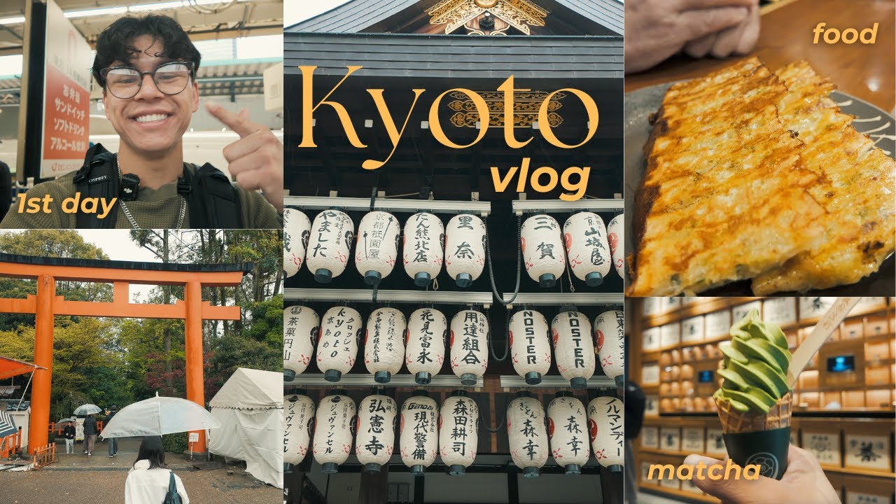 First time in Kyoto | Trying all the food | visiting temples | Japan Vlog