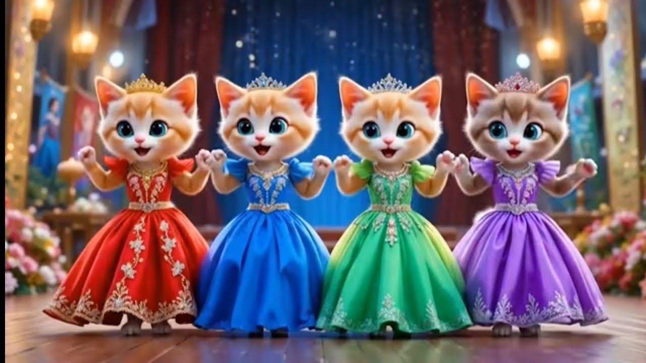 ✨🌈“Purrfect Party Beats 🐾🎶 | Cute Cats Dancing Non-Stop!”✨🔥