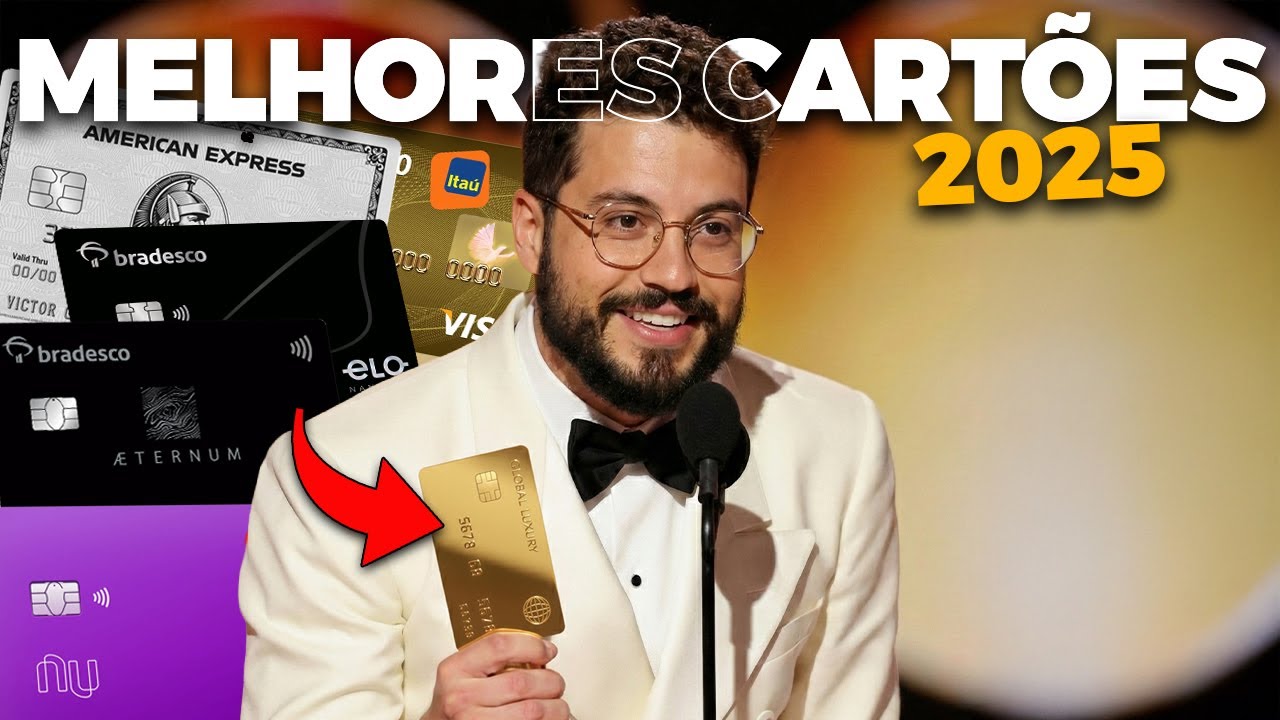 Cart&otilde;es de cr&eacute;dito que marcaram o ano de 2025. #melhorescartoes