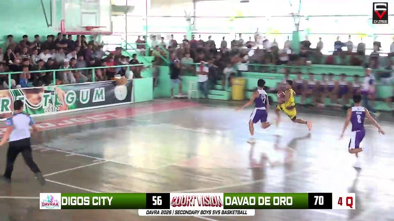 DAY 1: DAVRAA 2026 | SECONDARY BOYS 5V5 BASKETBALL Digos City vs Davao de Oro