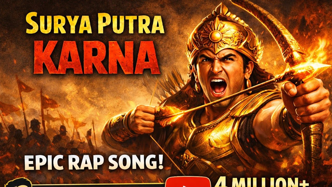 Surya Putra👿 कर्ण 🔥 Aggressive Rap Song | Epic Mahabharat Battle Rap | 4 Million+ Views