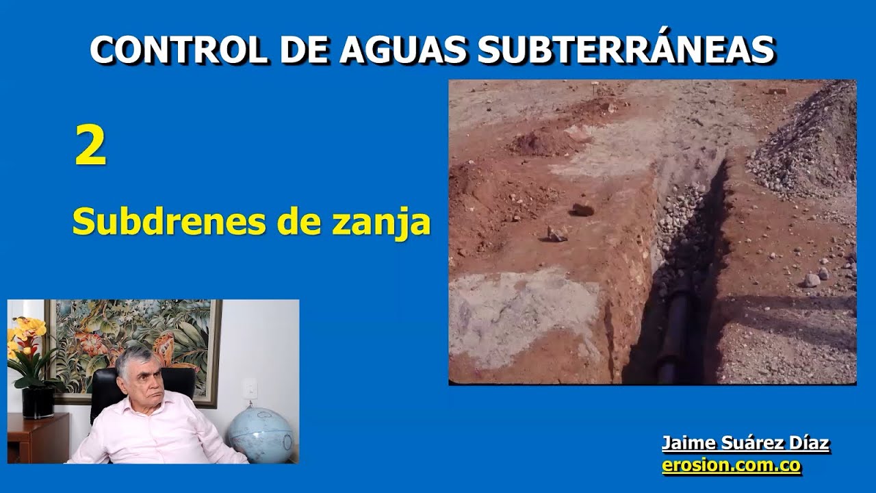 SUBDRENES DE ZANJA