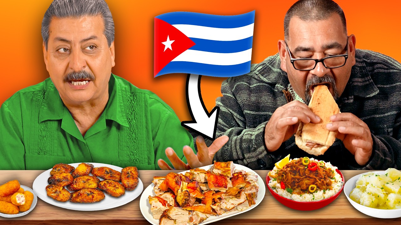 Mexican Dads Try Cuban Food