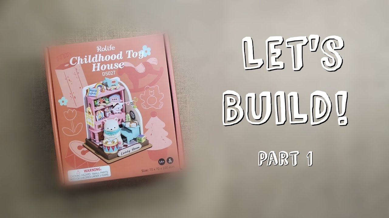 Build a Rolife Miniature DIY Dollhouse With Me  **Part 1**