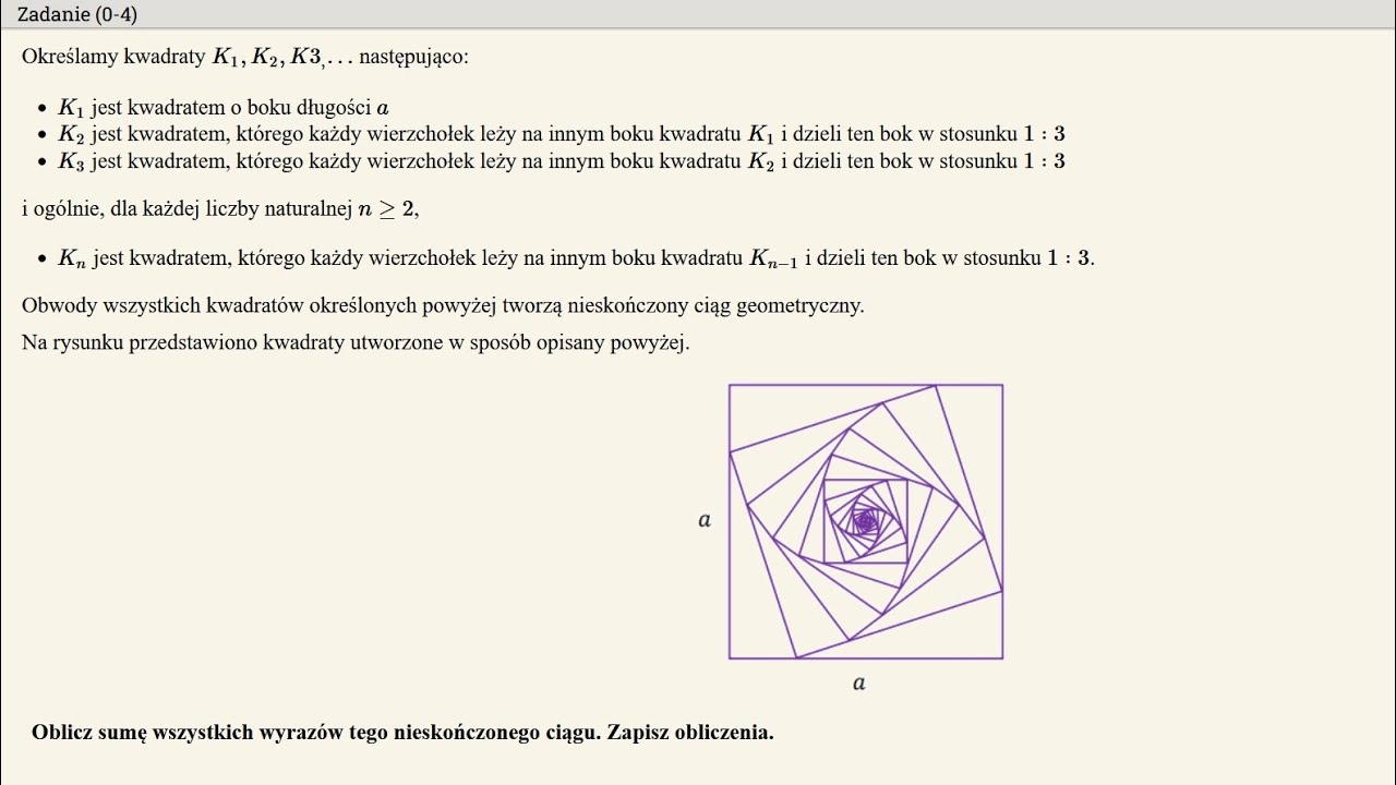 z3878Matura rozszerzona 2023 - zadanie 10 - ciąg geometryczny