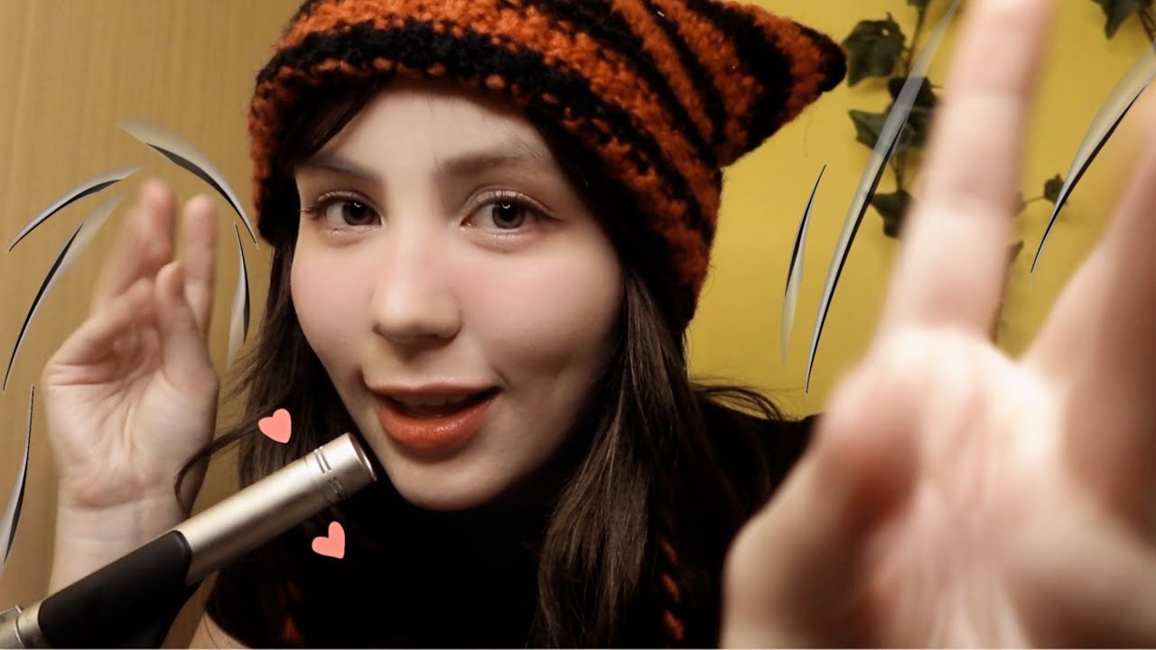 конечная рука и рот звуки ASMR🖐️👄【Новый микрофон ✨】