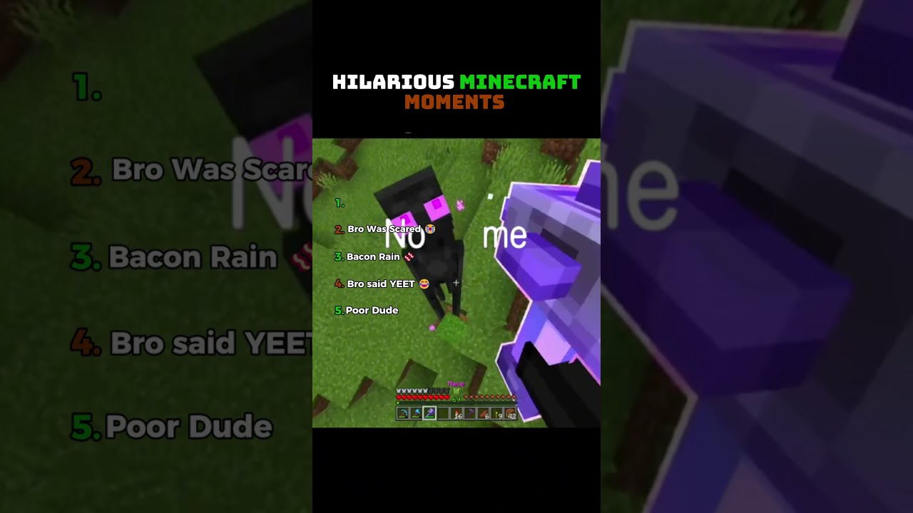 HILARIOUS MINECRAFT MOMENTS PT.7 🤣⛏️🎮             #minecraft #minecraftshorts #memes #funny #shorts