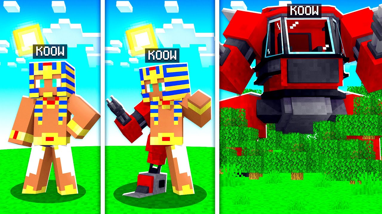 COMO VIRAR UM ROBO GIGANTE DE GUERRA no MINECRAFT! ‹ Koow ›