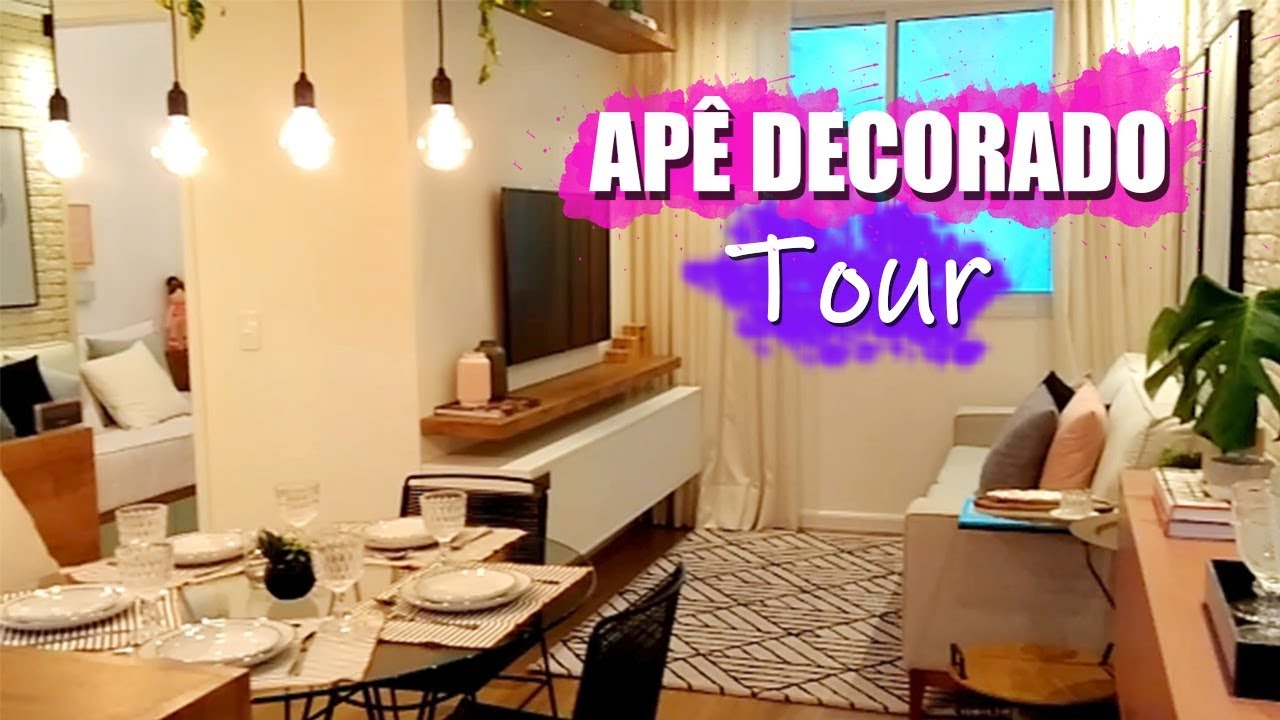 Tour pelo Apartamento Decorado de 43m²