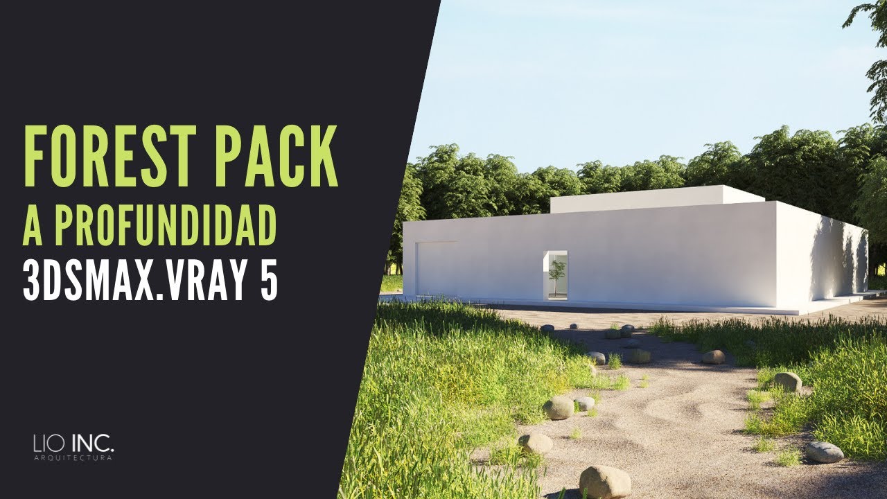 Cómo Utilizar Forest Pack - Parte 2 - 3dsMax con Vray 5