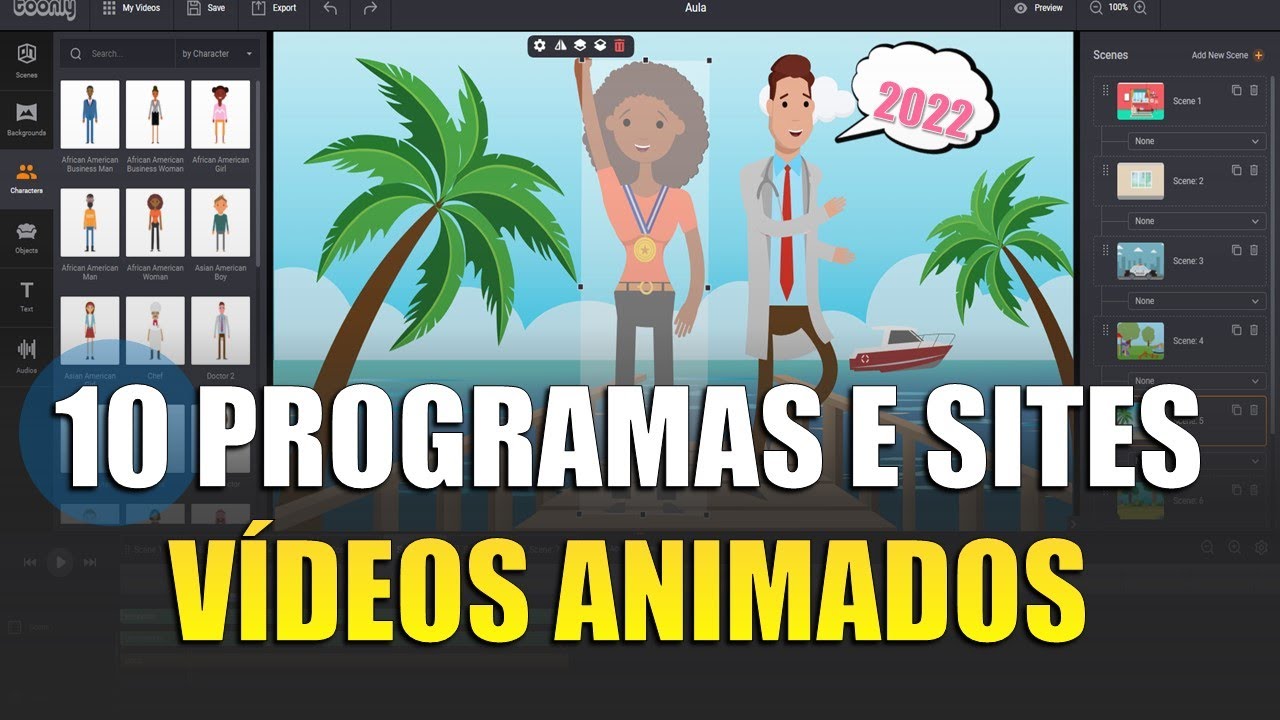 10 Programas e Sites mais fáceis para Criar Vídeos Animados