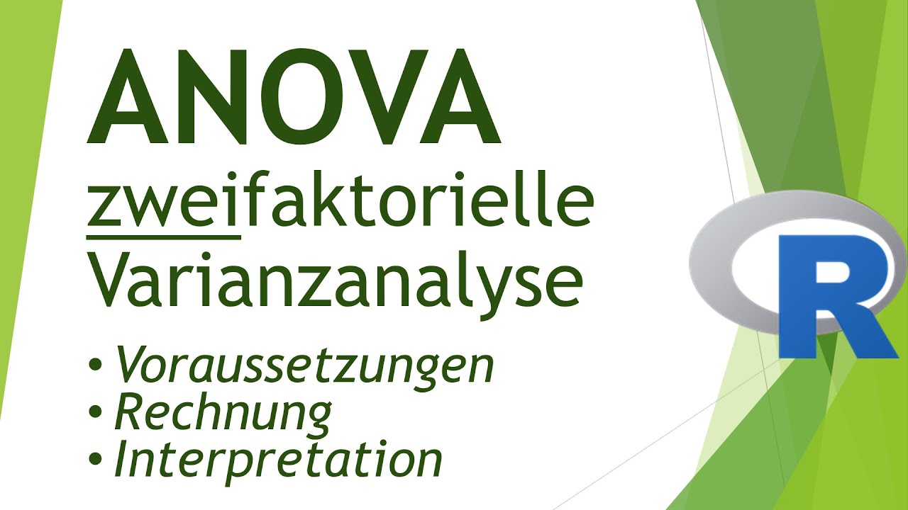 Zweifaktorielle ANOVA in R rechnen und interpretieren  - Daten analysieren in R (94)