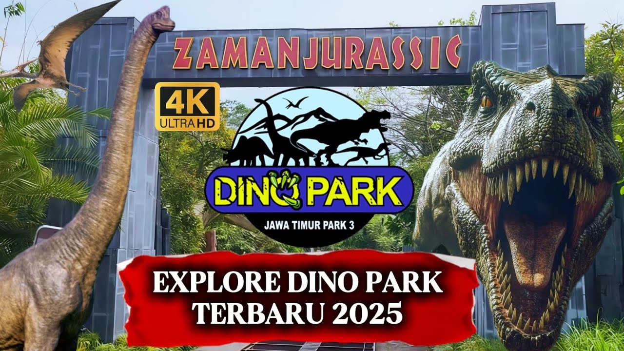 JATIM PARK 3 DINO PARK TERBARU 2025❗ WISATA BATU MALANG | EXPLORE DINO PARK MALANG | JURASSIC PARK !