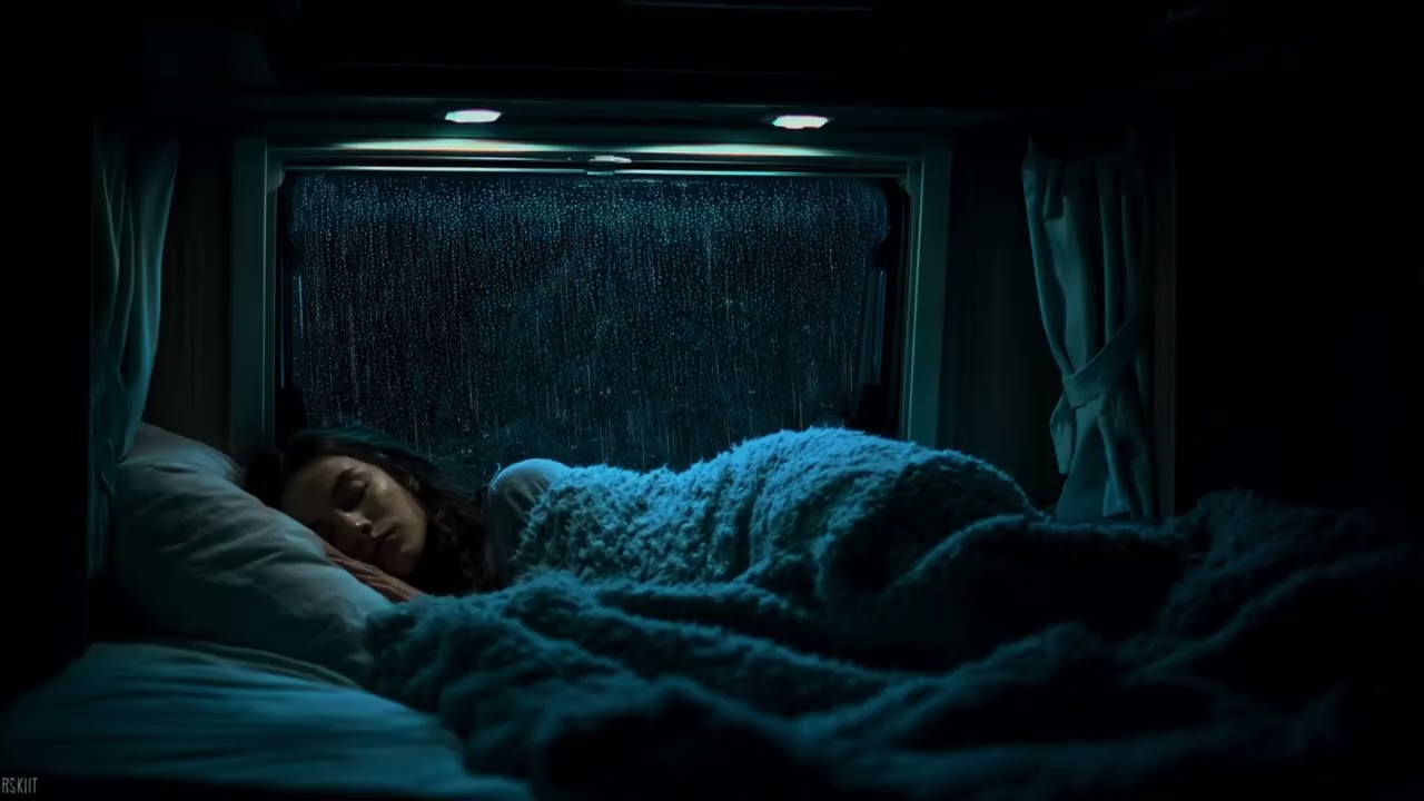 Rain on Car Window 🚗 Rain Sounds in Car, Heavy Rain Sounds for Sleeping and Relaxation