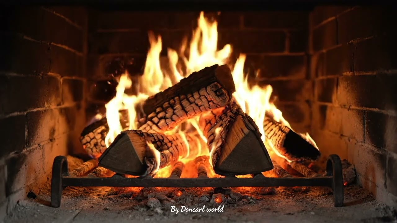 Feu de Cheminée de Noël 6H – Musique Instrumentale Relaxante (Composée par Doncarl World)