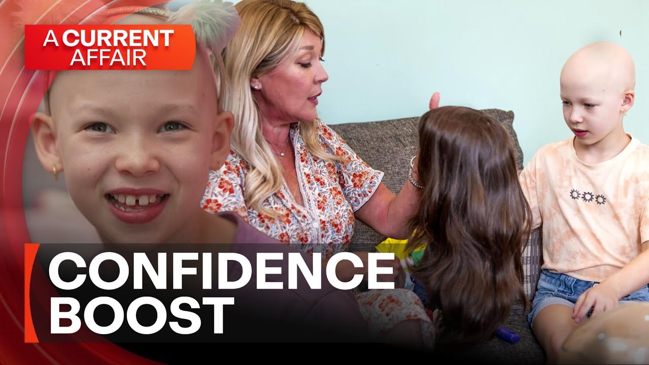 Custom-made wigs boosting Alopecia patients' confidence | A Current Affair