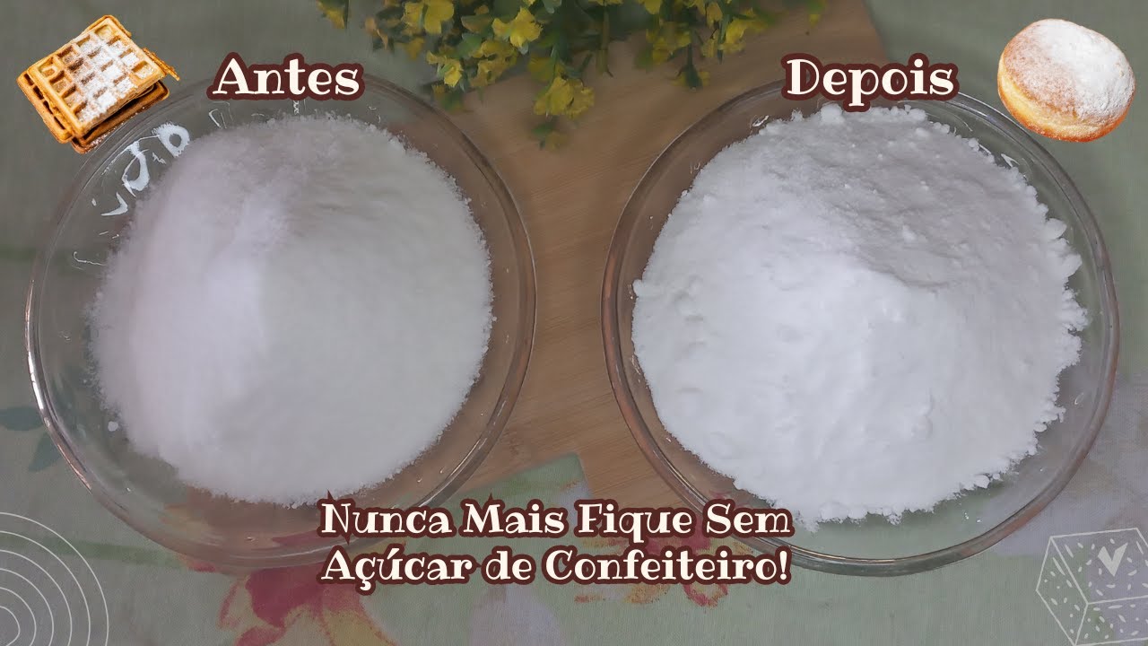 O AÇÚCAR DE CONFEITEIRO ACABOU? BORA FAZER!