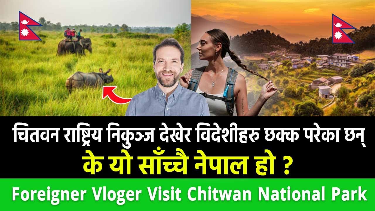 चितवन राष्ट्रिय निकुञ्ज देखेर विदेशीहरु छक्क परेका छन्  || Foreigners  Visit Chitwan National Park