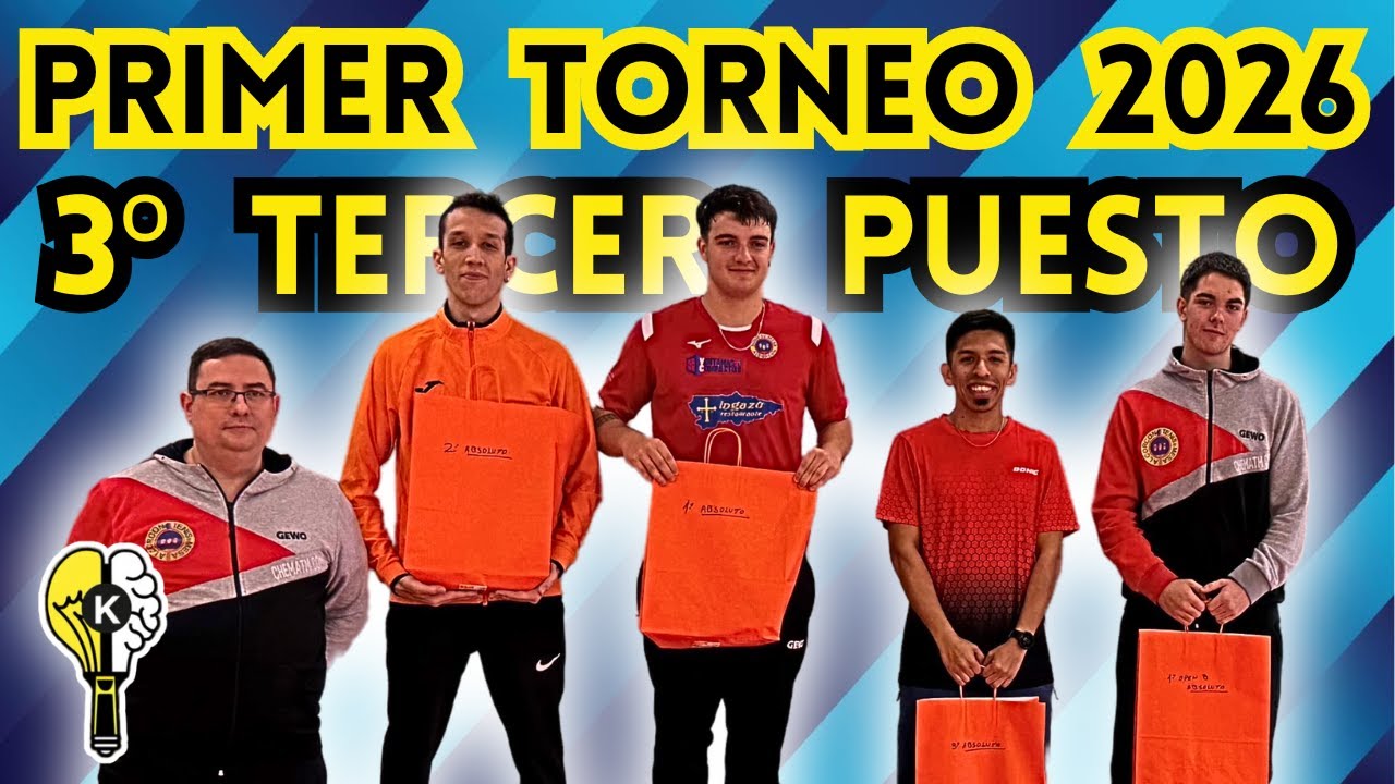 💣INMEJORABLE comienzo del 2026!!! Tercer Puesto en mi Primer Torneo del año de Tenis de Mesa