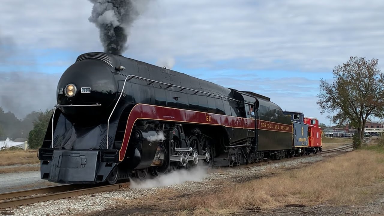 Taking a look back at the J Class 611, Southern 6133, ￼and 6900 here at at Spencer Shops N.C. 