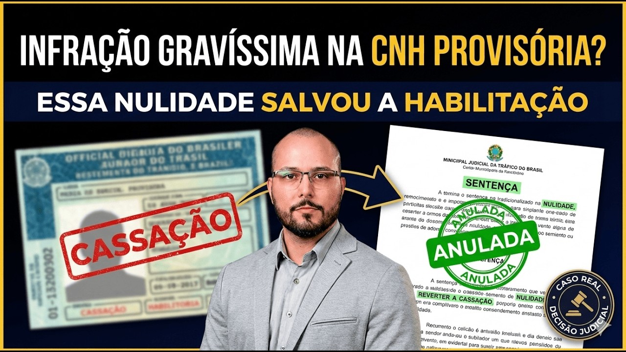Infração Gravíssima na CNH Provisória: Como Salvamos Esse Motorista