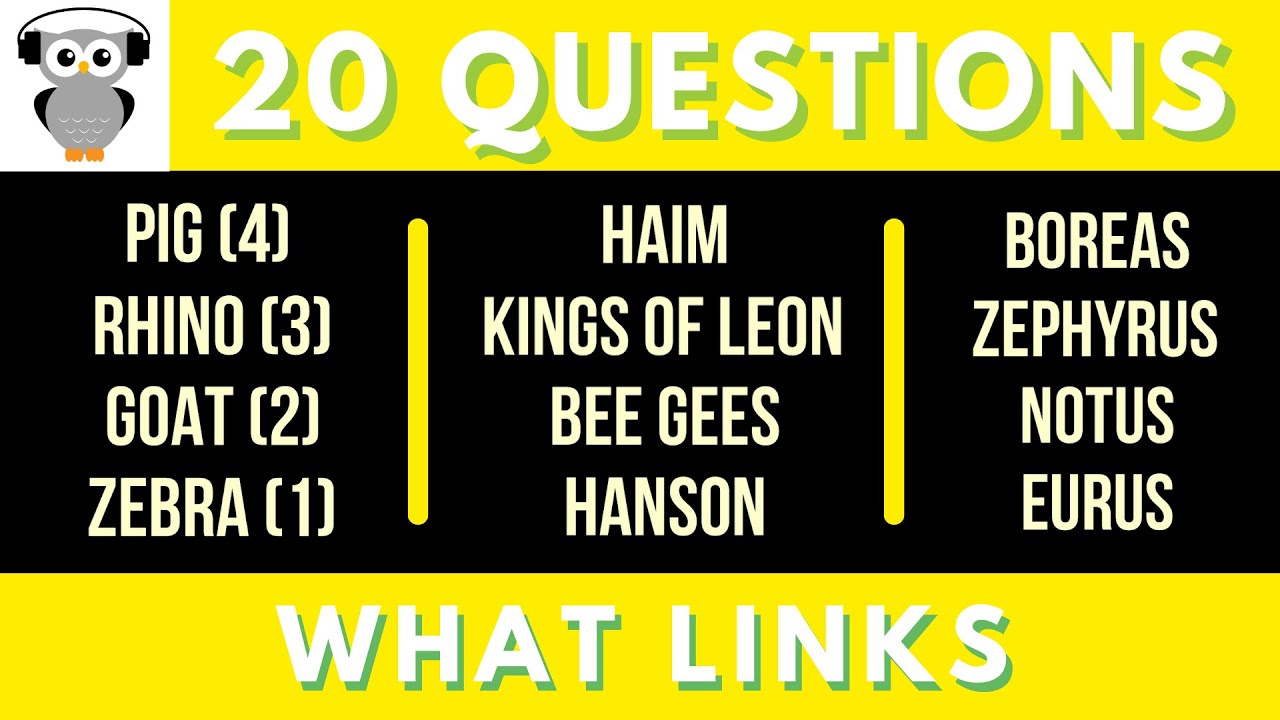 General Knowledge Quiz Trivia - What Links | 20 Questions | Do You Know | Pub Quiz #quiz #trivia