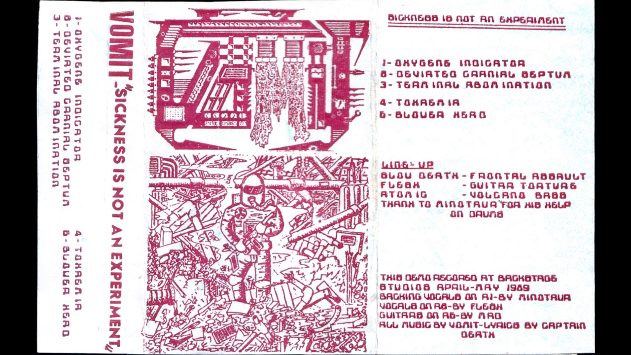 Vomit - Sickness Is Not an Experiment (1989) (Demo)