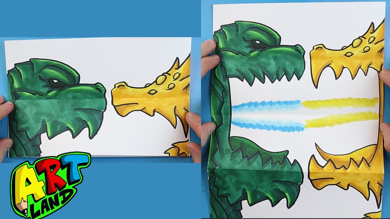 How to Draw GODZILLA EARTH VS GHIDORAH PLANET EATER SURPRISE FOLD