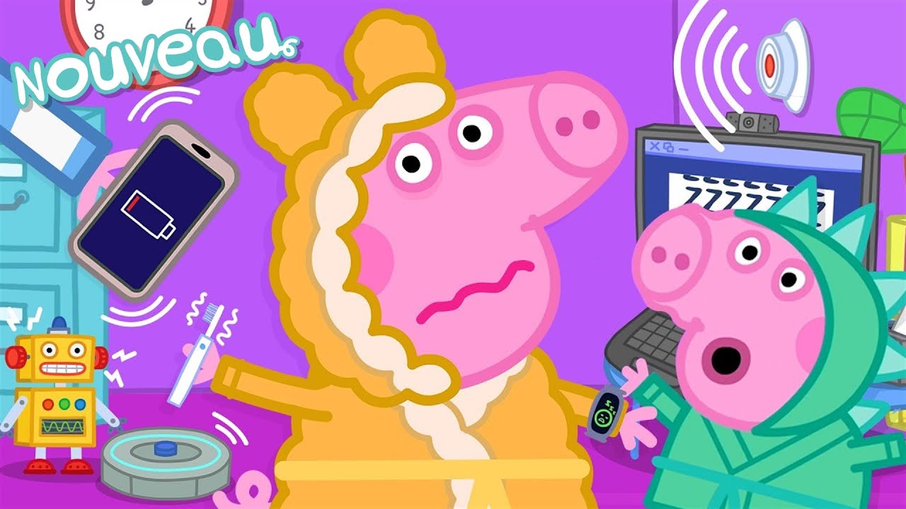 Les histoires de Peppa Pig 🔊 Chasse au trésor nocturne 🚨 Épisodes de Peppa Pig