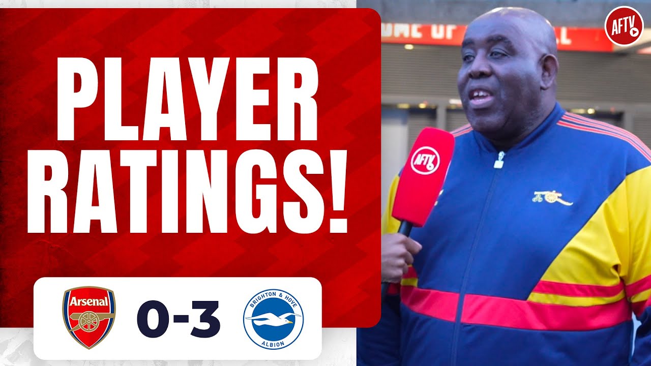 Arsenal 0-3 Brighton | We Should DNA Test The Players! | Robbie's Player Ratings