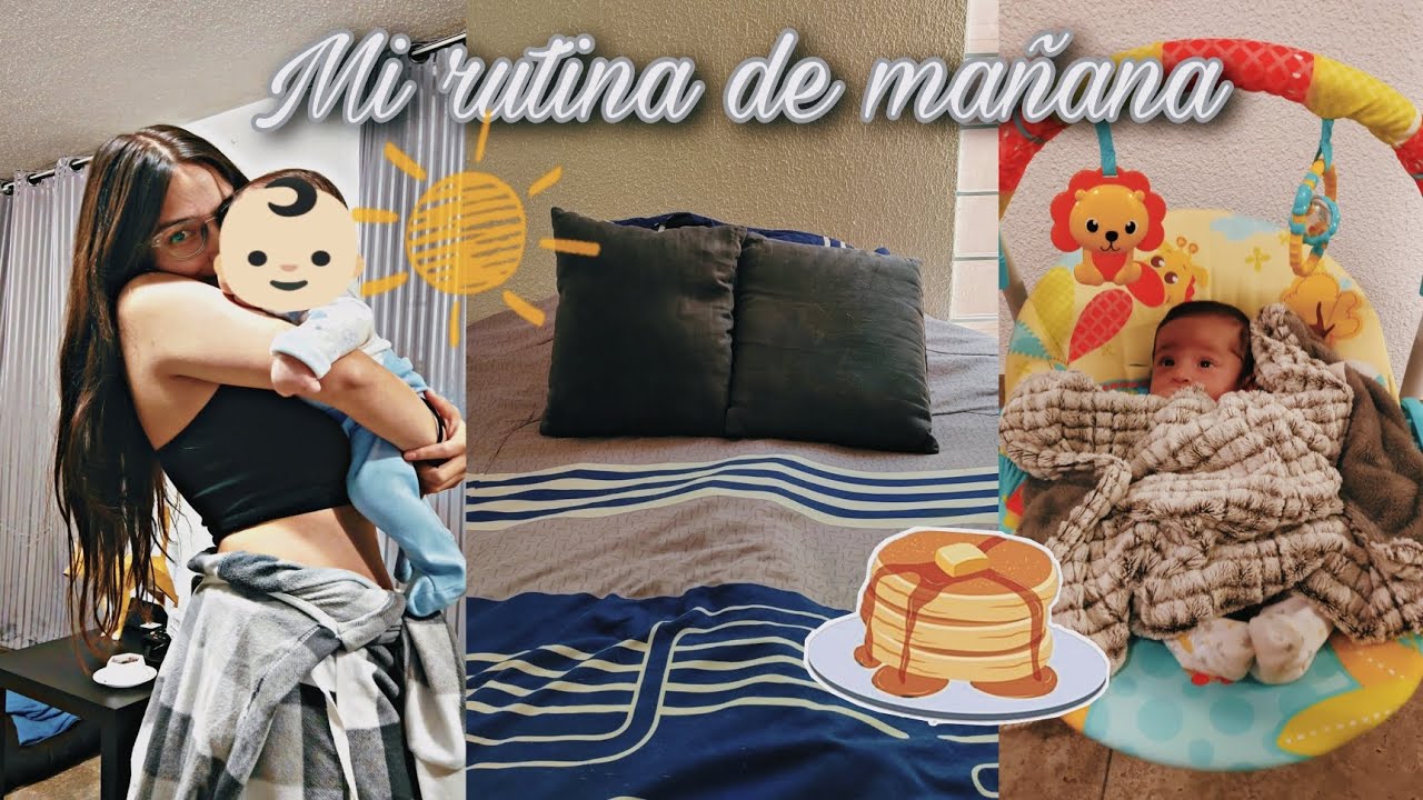 Mi rutina de Mañana con un bebe de 3 meses👶🏻💙