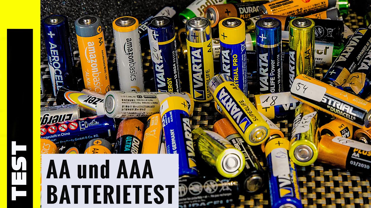 Der große Batterietest | AA + AAA