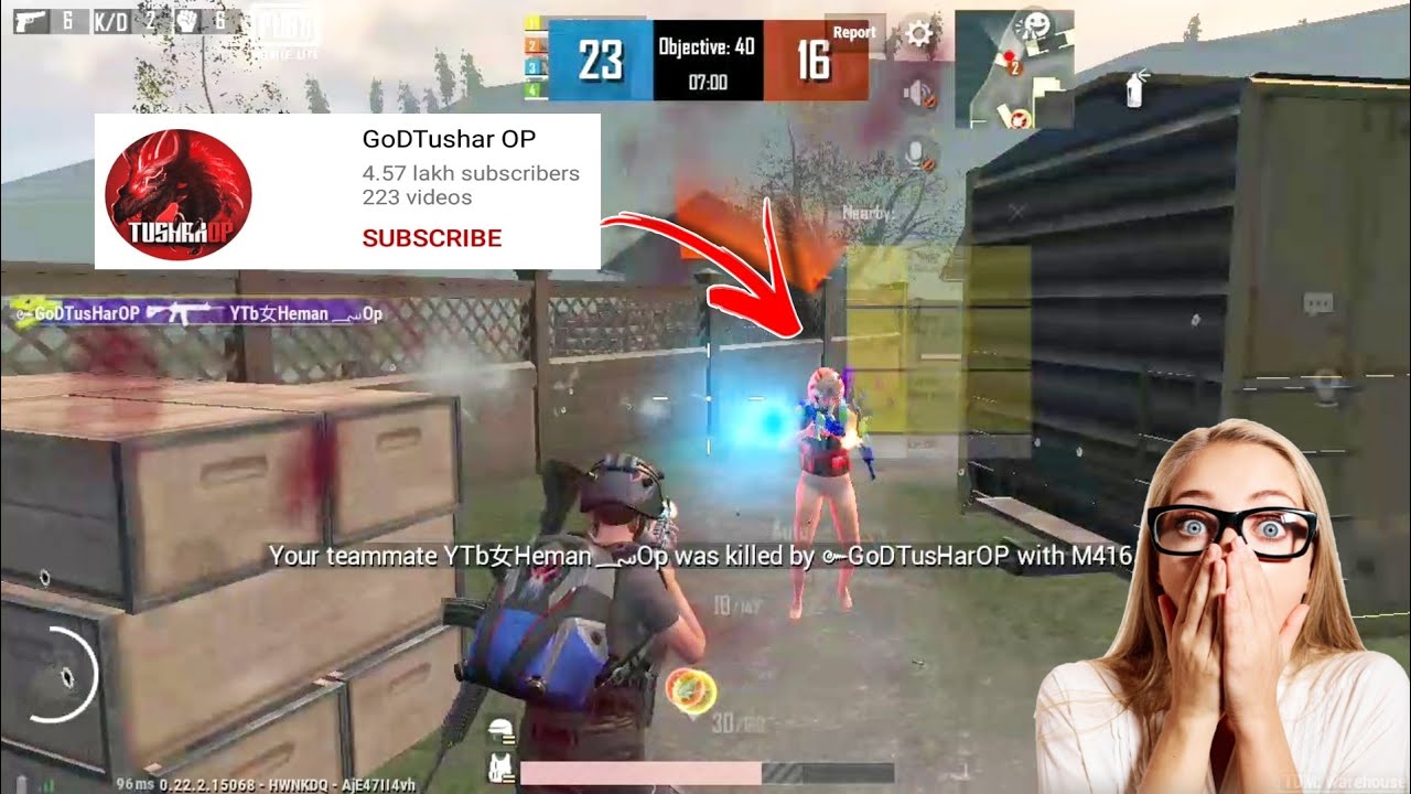 🔥I killed God Tushar Op 😱