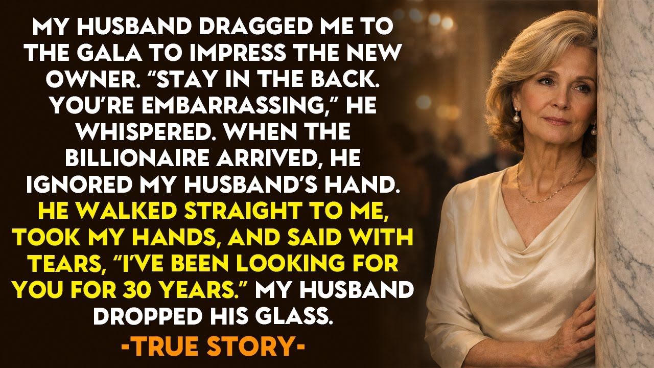 HER TRUE STORY FROM INDIANA 👵💔 My Husband Hid Me At The Gala — Until The New Owner Said My Name