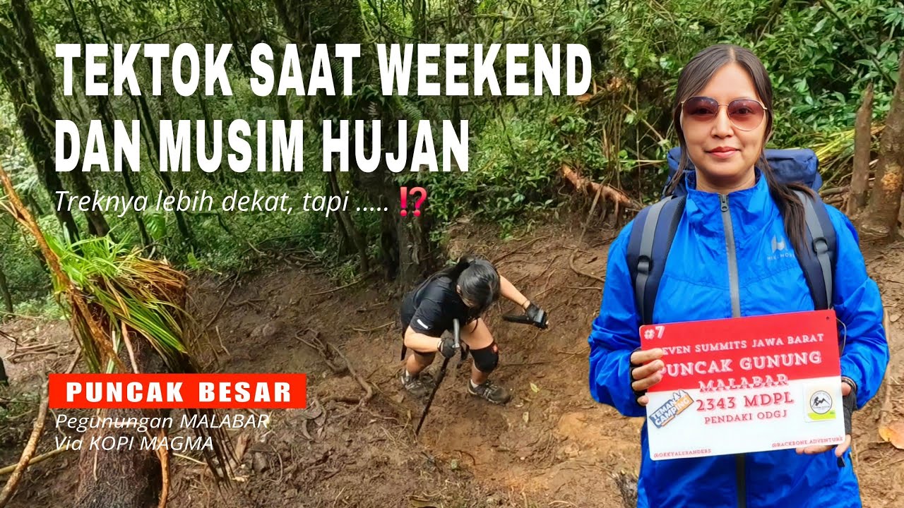 PUNCAK BESAR MALABAR VIA KOPI MAGMA | Tektok Saat Weekend & Musim Hujan | Camping Ceria Di Panorama